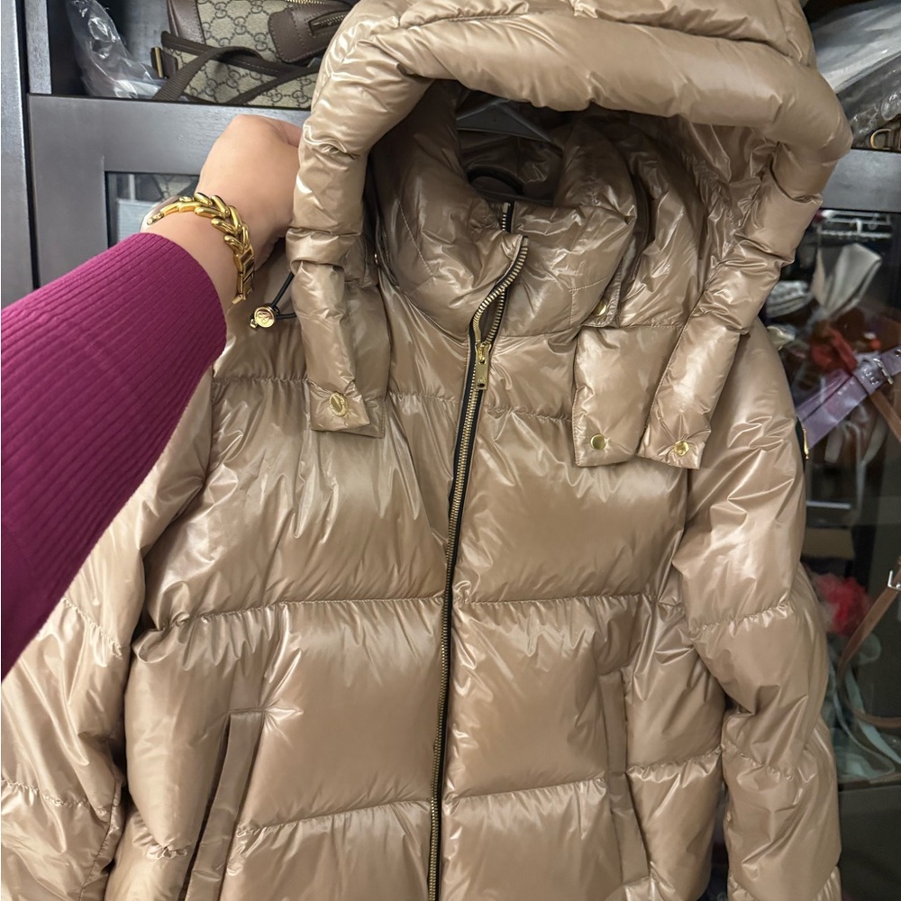 Moose Knuckles Light Brown Puffer Jacket - Picture 4 of 4